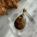 Pietersite Sterling Silver Pendant - pendentif de pietersite en argent sterling