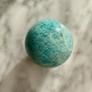 amazonite sphere - sphère d'amazonite