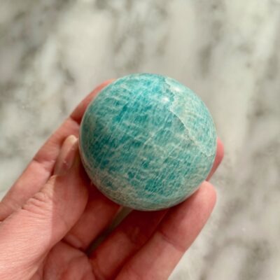 amazonite sphere - sphère d'amazonite