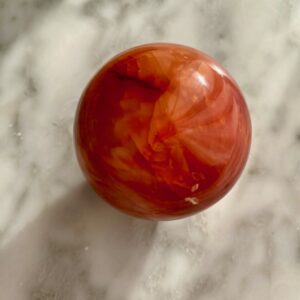 sphère de cornaline - carnelian sphere