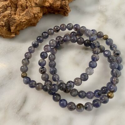 iolite bracelet cordierite - bracelet iolite cordierite