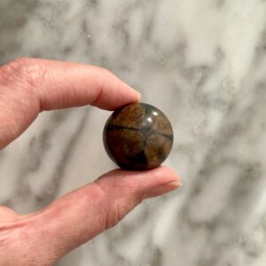 staurolite sphere - sphère de staurolite