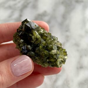 Green Uvite Tourmaline Cluster from Brazil