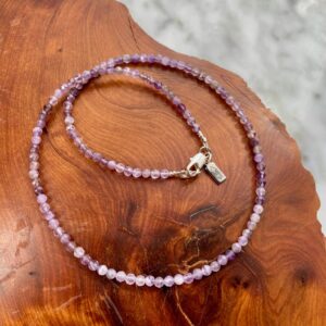 Facetted Amethyst Gemstone Necklace