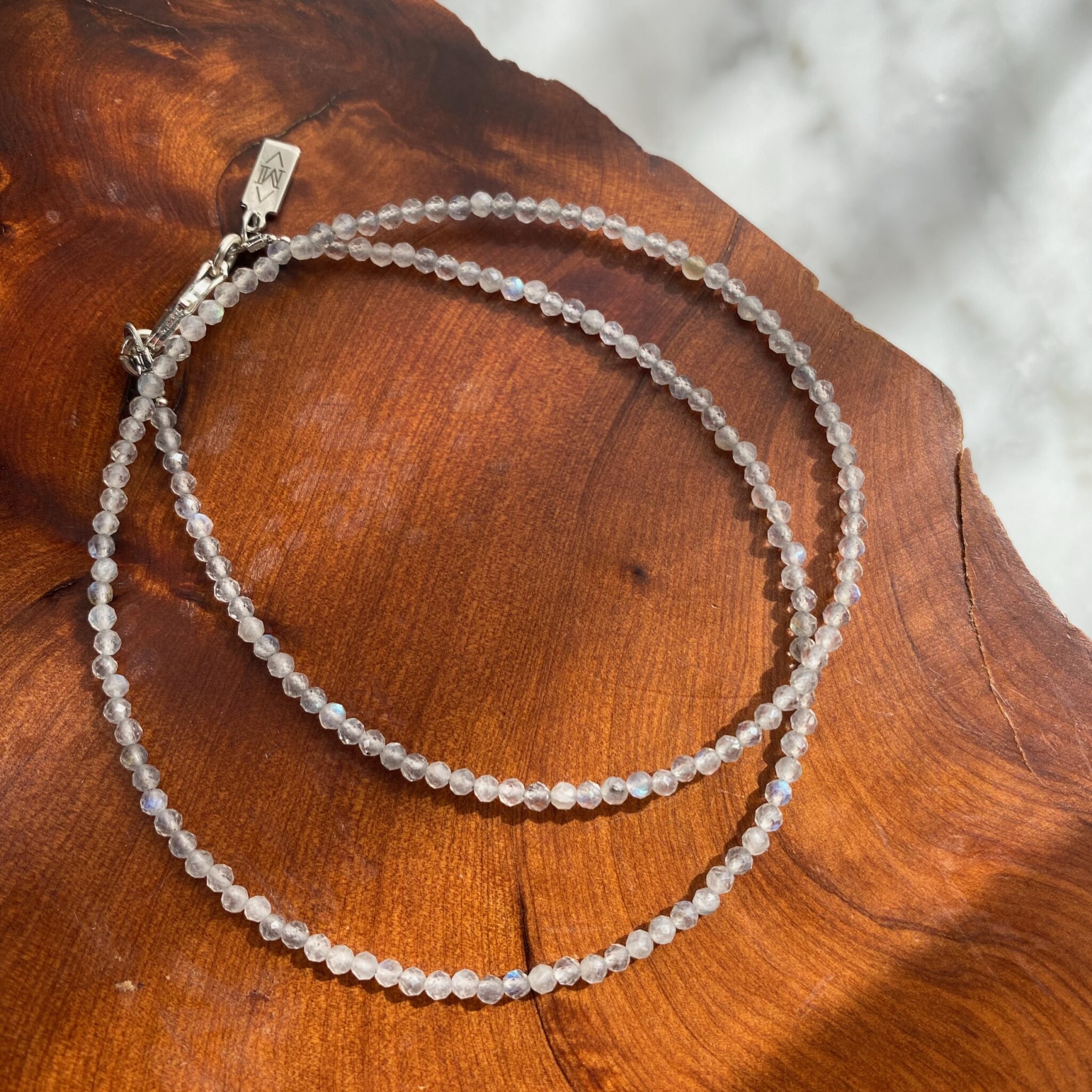 Facetted Labradorite Gemstone Necklace