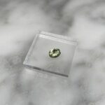 Faceted Apatite from Wilberforce, Ontario (Oval, 0.79 ct) 1a