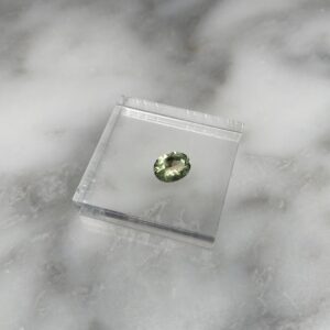 Faceted Apatite from Wilberforce, Ontario (Oval, 0.79 ct) 1a