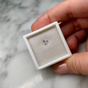 Topaz from Seagull Creek, Yukon (Triangular, 0.38 ct) 1a