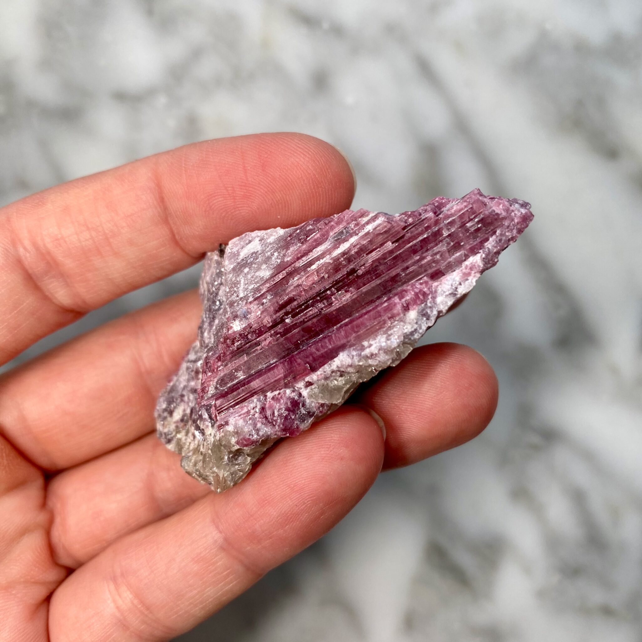 Tourmaline var. Rossmanite from Tanco Mine C