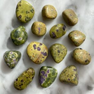 atlantisite tumbled pocket stone
