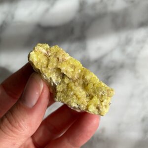 Sulfur from El Desierto Mine, Bolivia