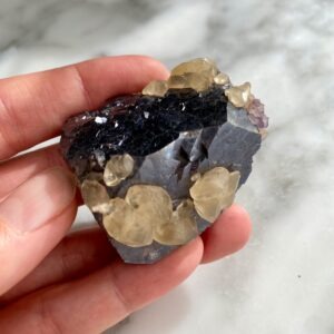 Galena and Calcite from Cave in Rock 1a