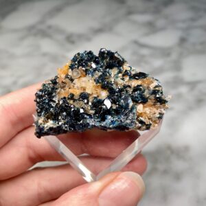 Lazulite and Quartz from Rapid Creek, Yukon, Canada (G)