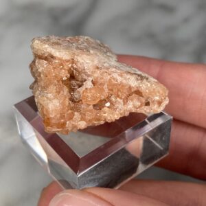 Hessonite Garnet Cluster from Jeffrey Mine, Quebec A