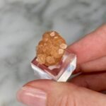 hessonite garnet cluster from Jeffrey Mine ab2