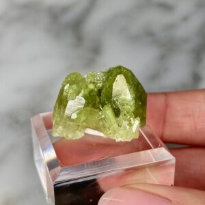 vesuvianite cluster from jeffrey mine