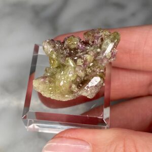 mangano vesuvianite cluster from jeffrey mine 1a