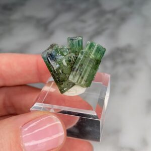 Green Elbaite Tourmaline Cluster from Jenipapo