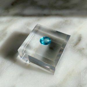 Blue Apatite from Madagascar (Oval, 1.37 ct)