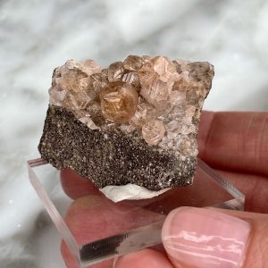 garnets on matrix from jeffrey mine 1aa