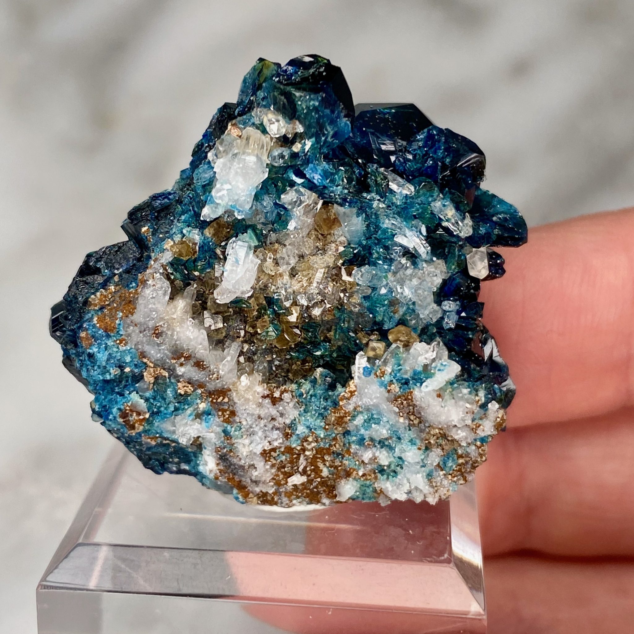 Lazulite Cluster from Rapid Creek, Yukon, Canada - Image 4