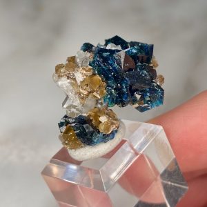 lazulite siderite and quartz cluster from rapid creek