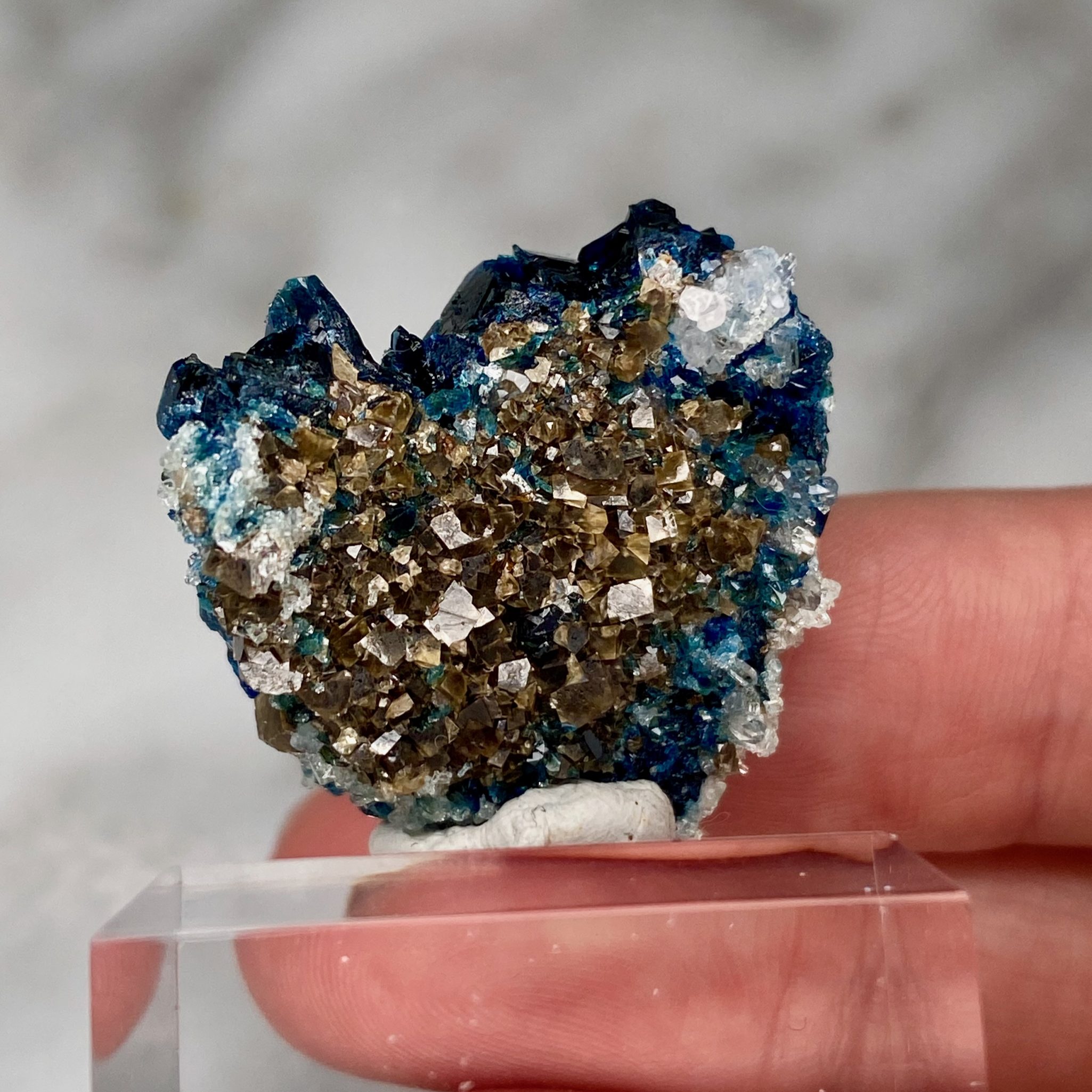 Lazulite Siderite and Quartz from Rapid Creek, Yukon, Canada - Image 3