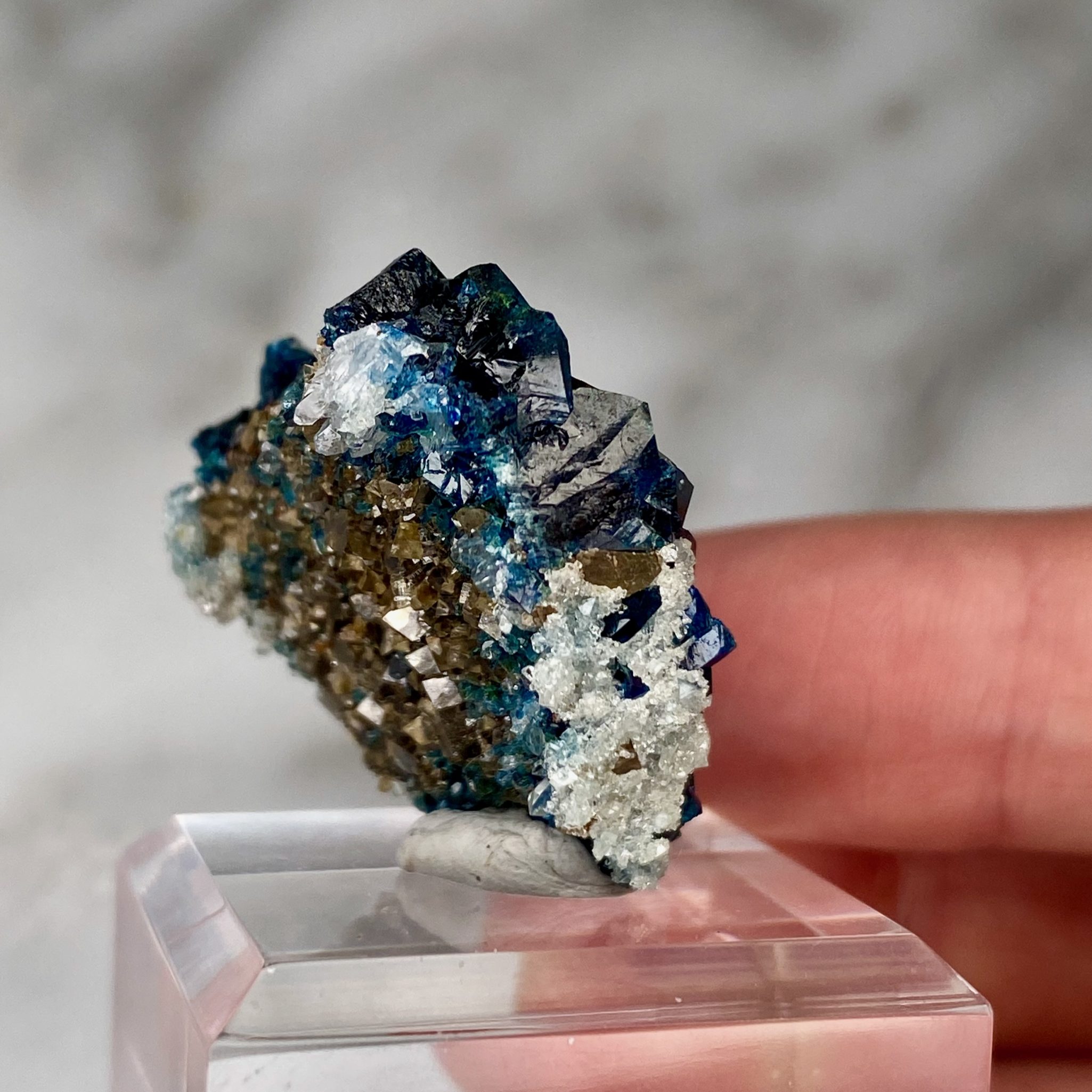 Lazulite Siderite and Quartz from Rapid Creek, Yukon, Canada - Image 5