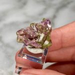 Manganovesuvianite Cluster from Jeffrey Mine