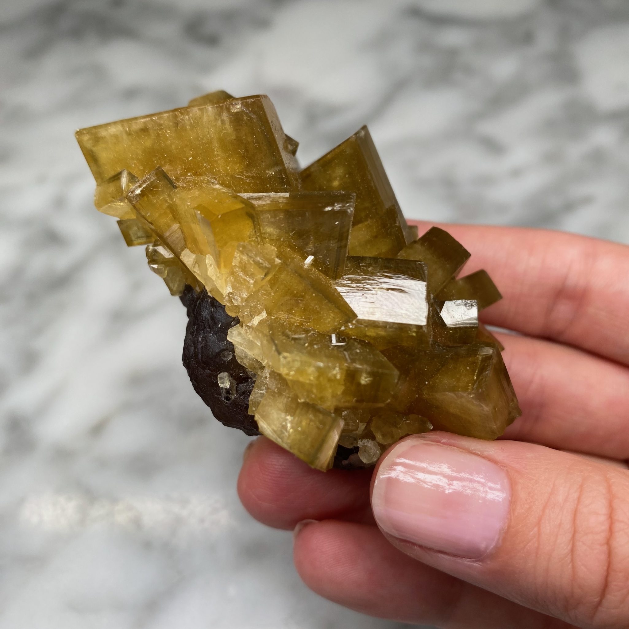 Barytine et fluorite de la mine Xiefang, Jiangxi, Chine (A) – Image 3