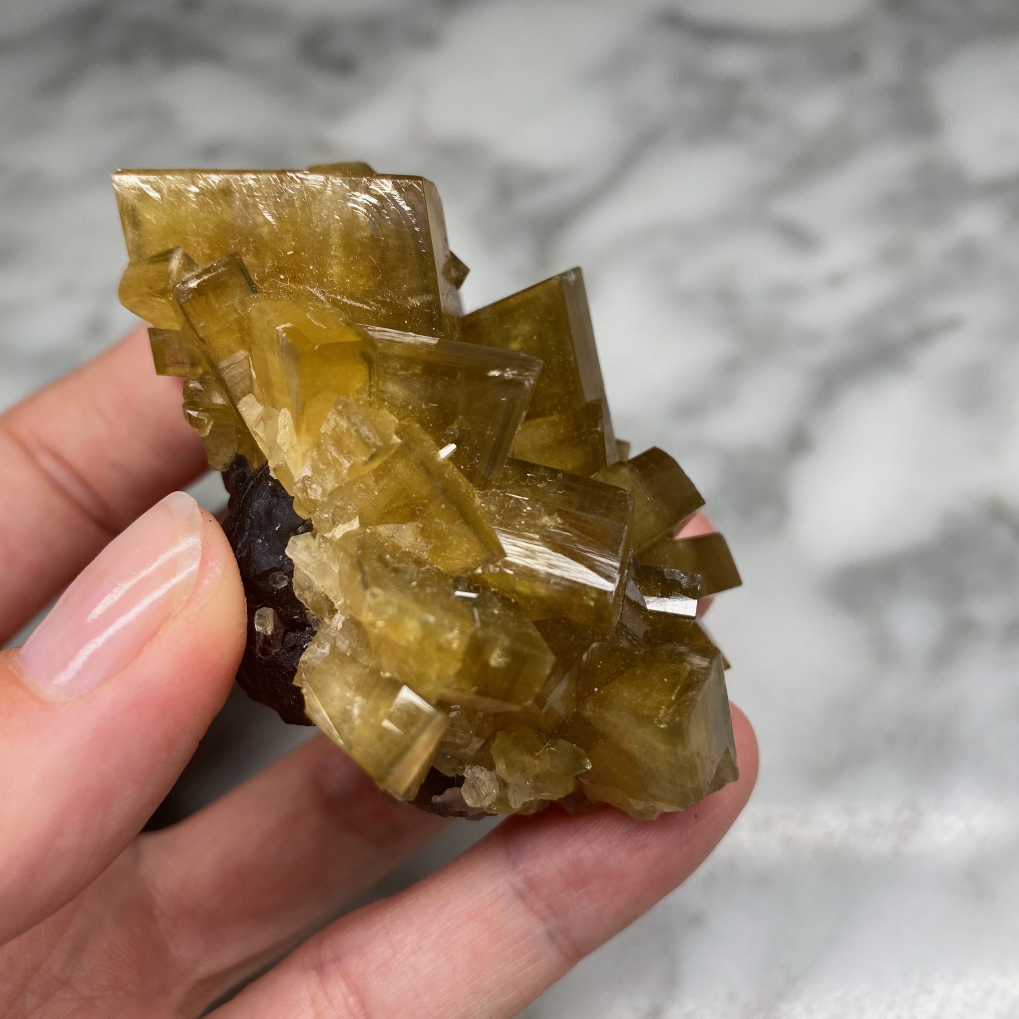 Barytine et fluorite de la mine Xiefang, Jiangxi, Chine (A) – Image 4