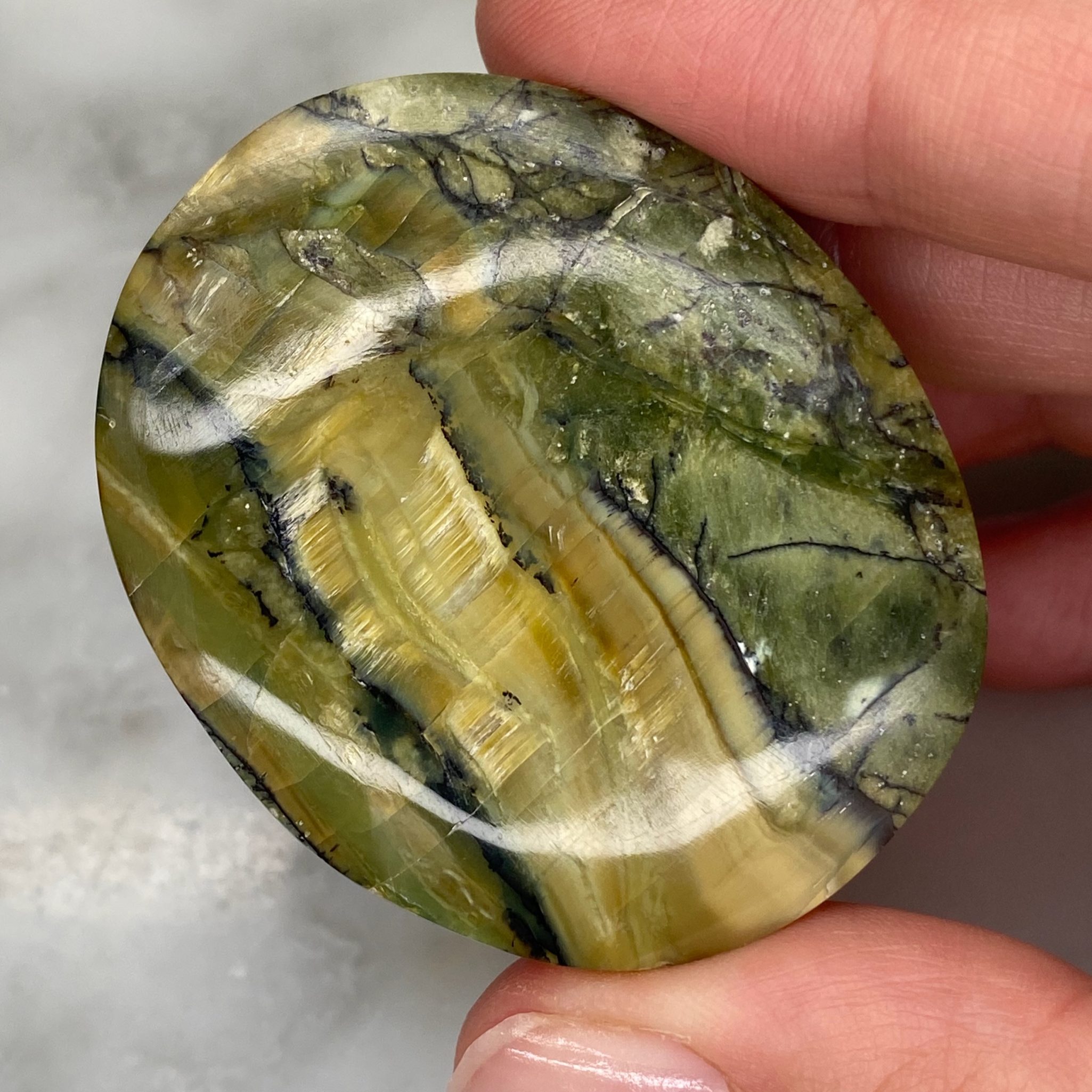 Cabochon d'opale œil-de-chat de Bahia, Brésil – Image 5