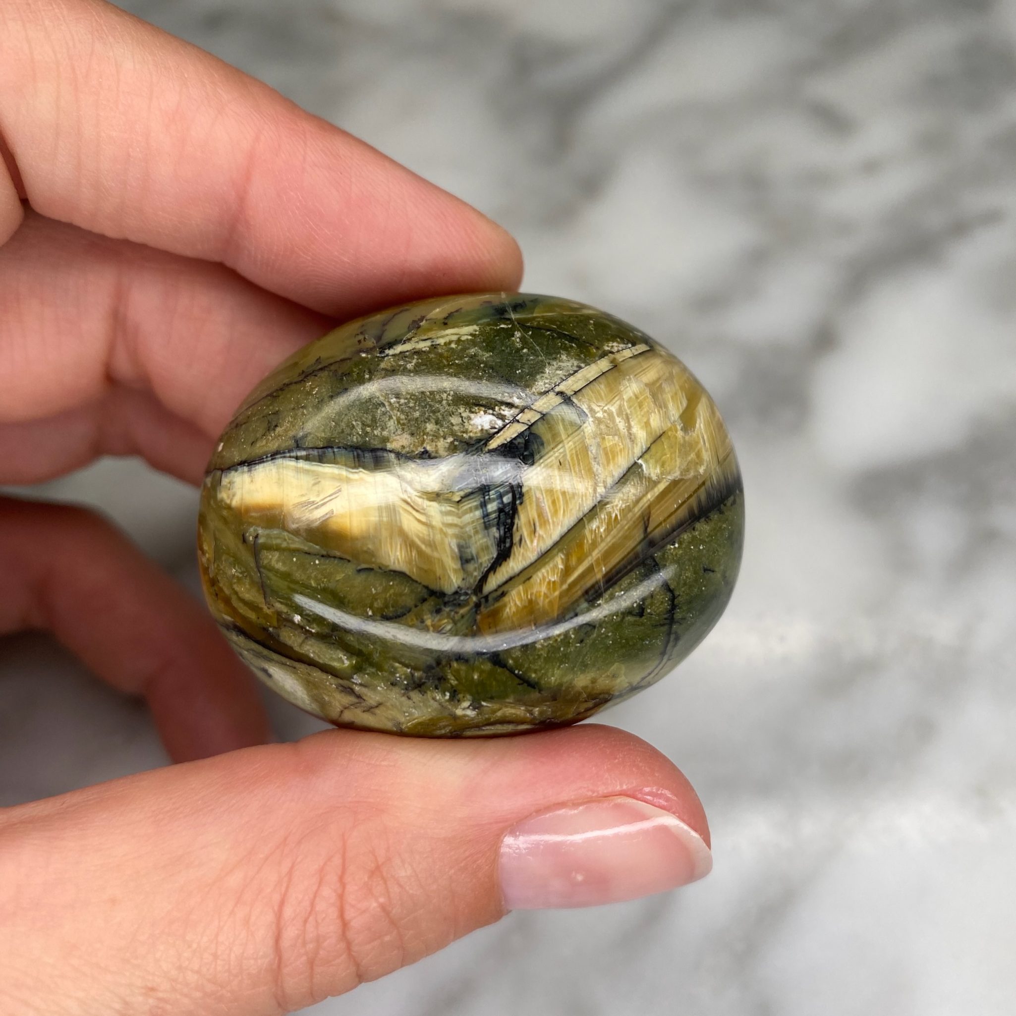 Cabochon d'opale œil-de-chat de Bahia, Brésil – Image 4