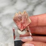 rhodochrosite from mont saint hilaire polished 1a