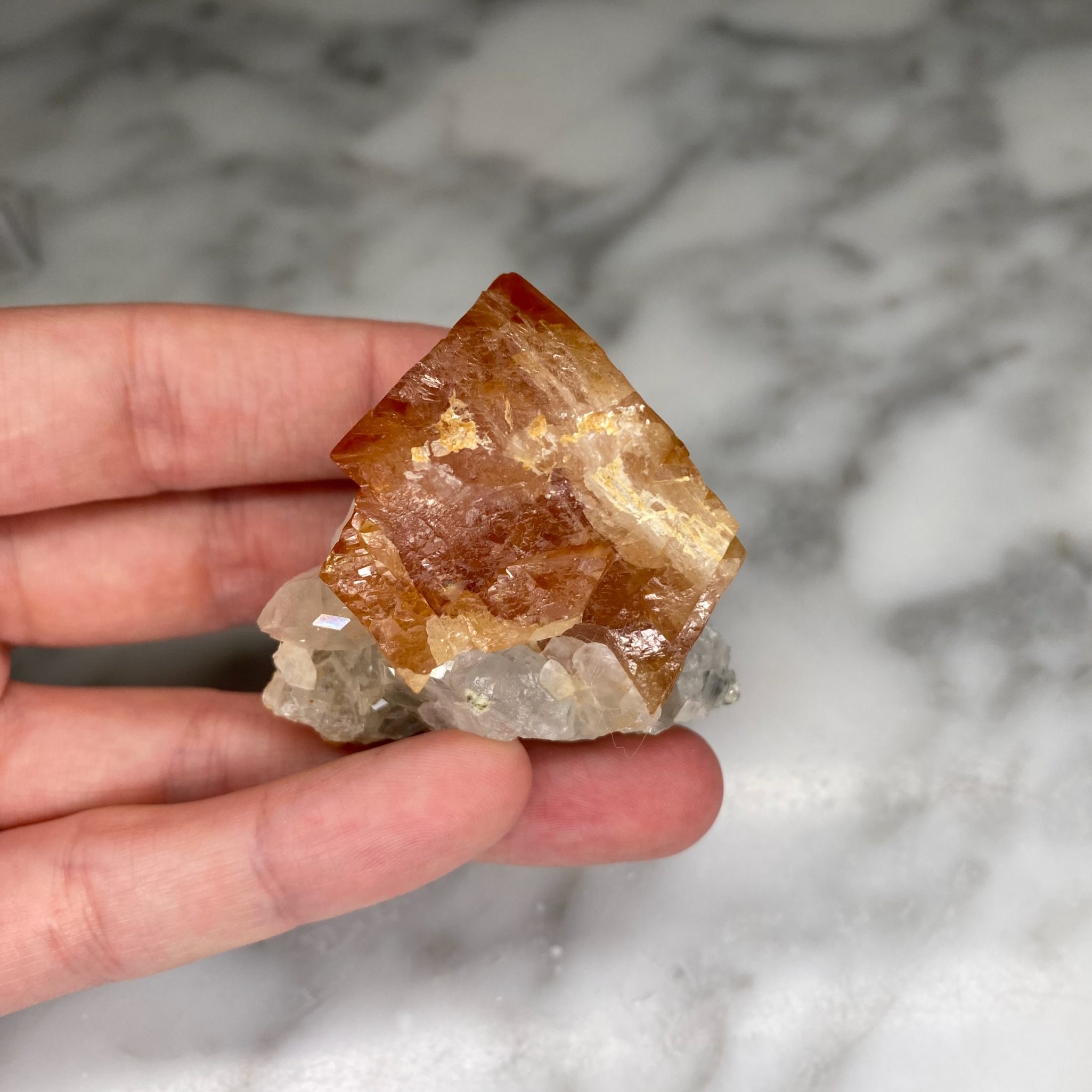 Scheelite Muscovite Aigue-marine de Pingwu, Chine – Image 5
