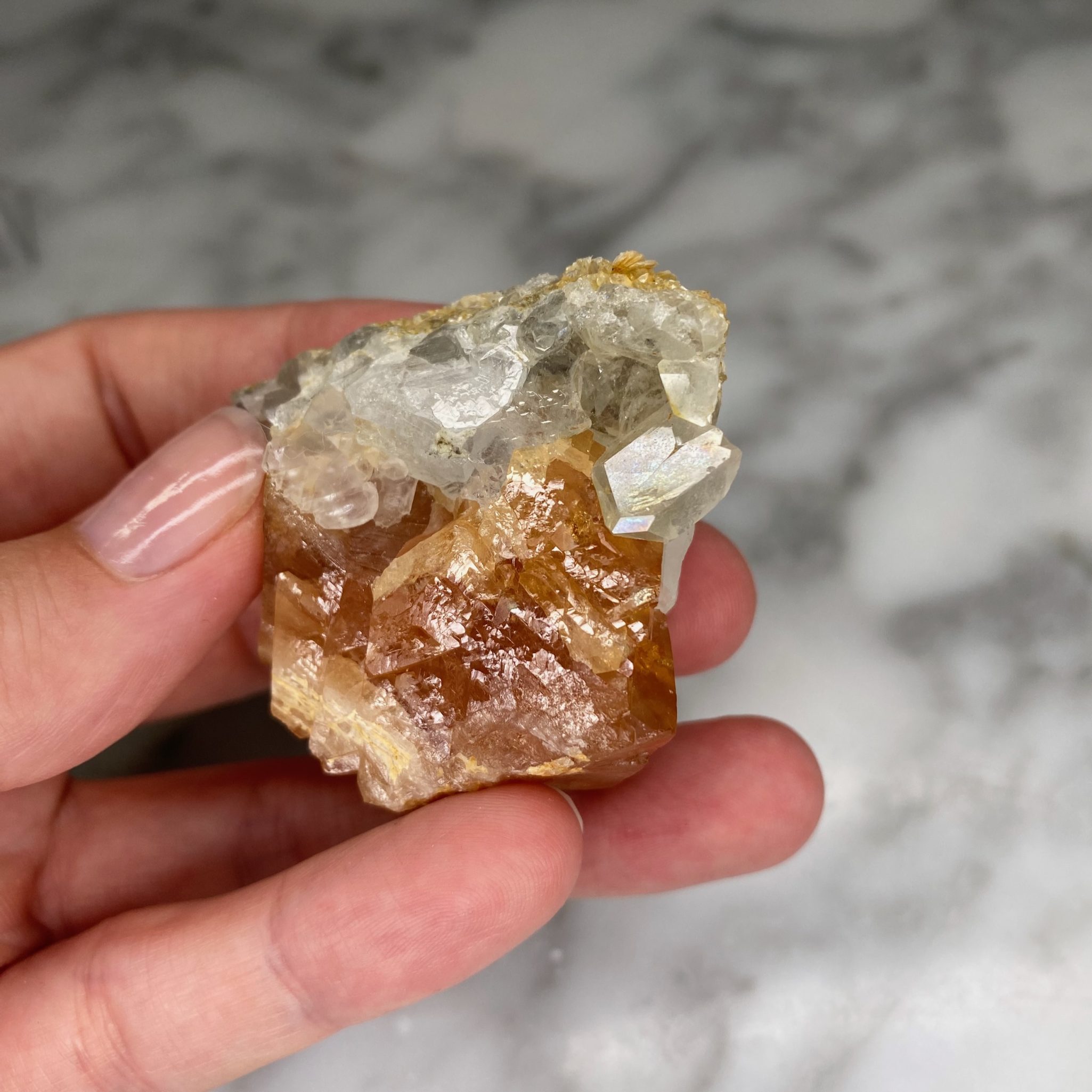 Scheelite Muscovite Aigue-marine de Pingwu, Chine – Image 3