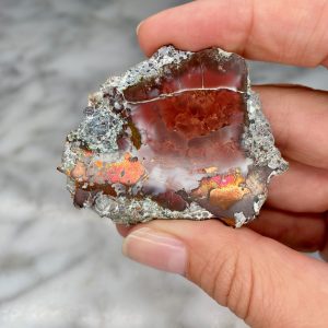 datolite et cuivre provenant de la mine de Flintsteel 1a