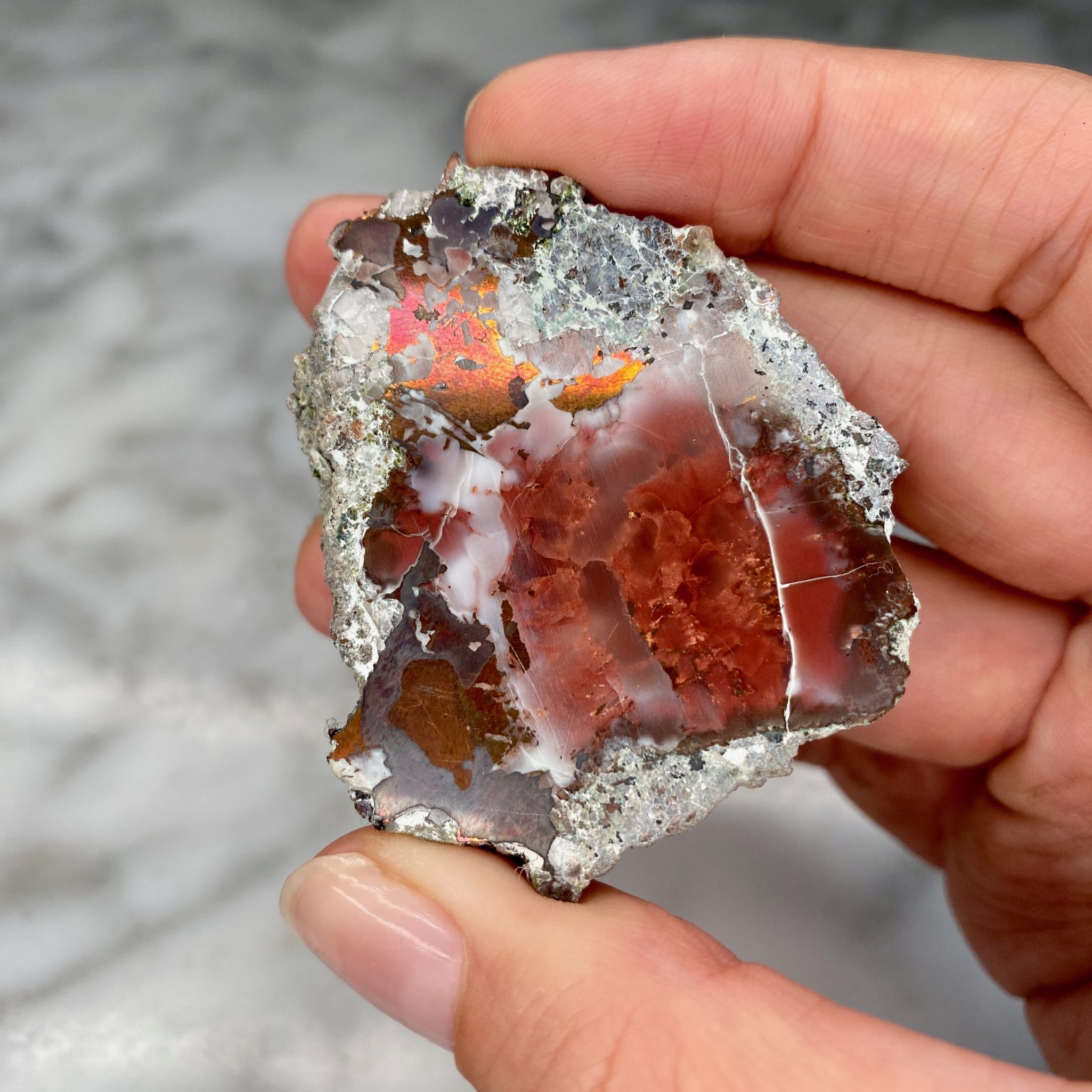 Datolite et cuivre de la mine de Flintsteel, Michigan – Image 2