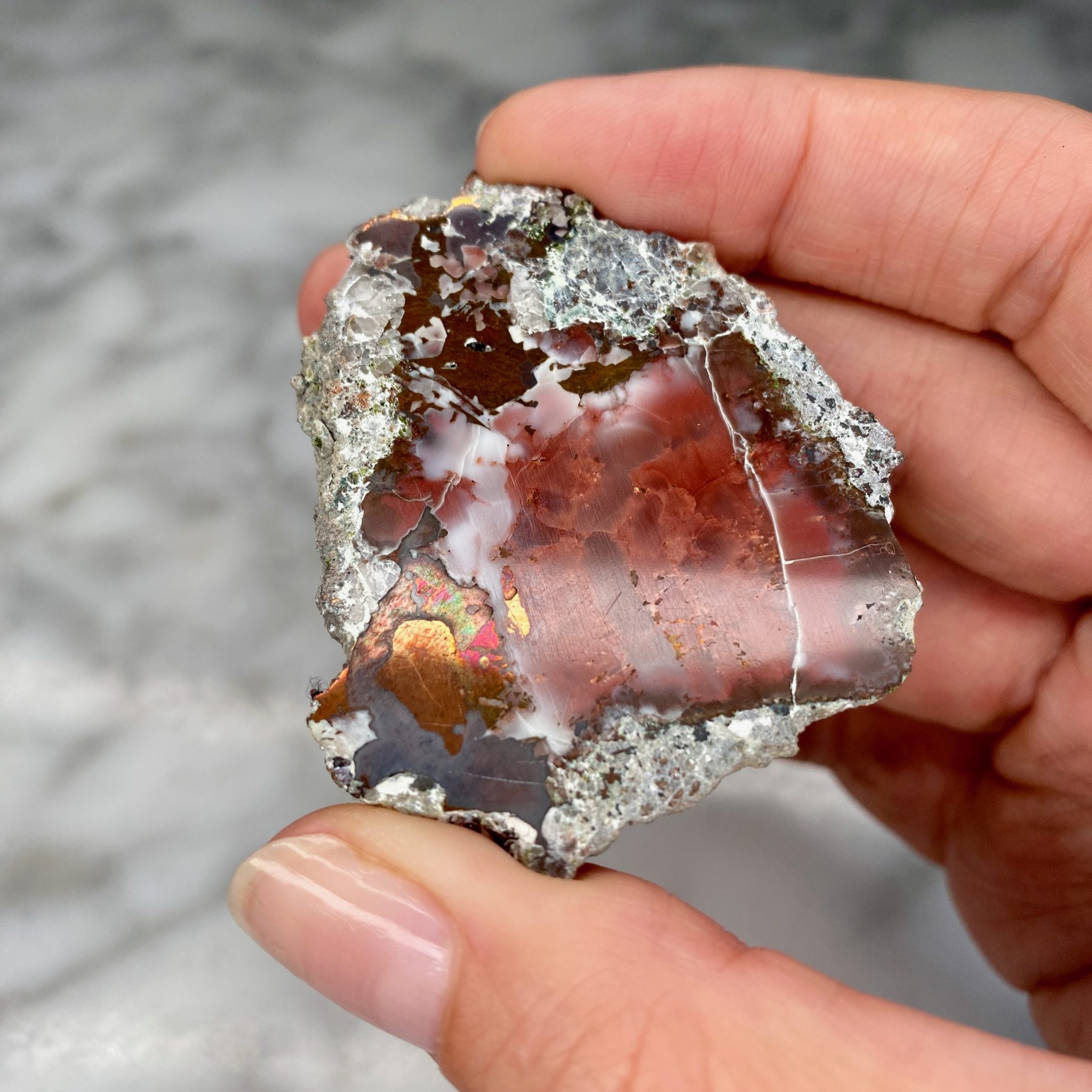 Datolite et cuivre de la mine de Flintsteel, Michigan – Image 3