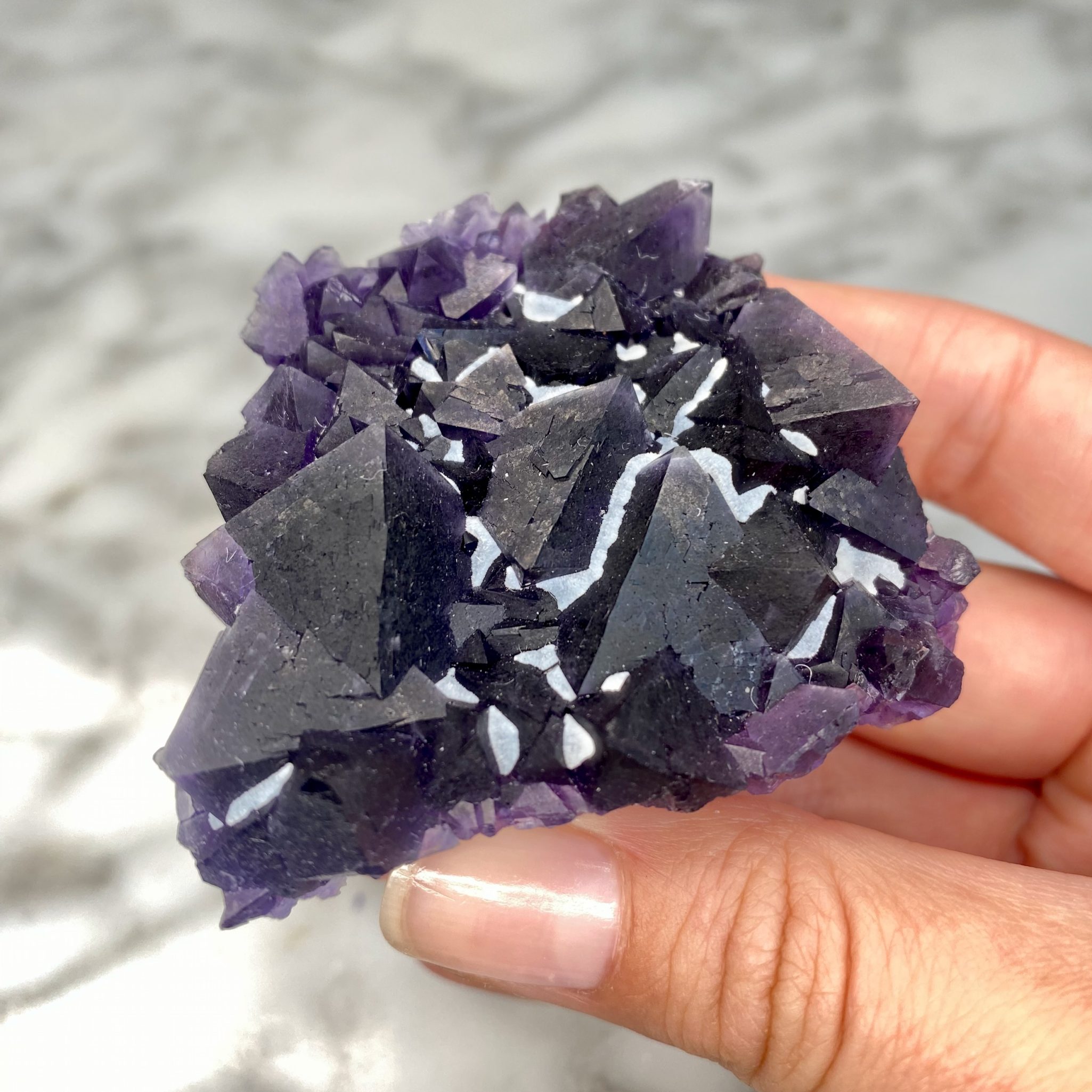 Fluorite du gisement de fluorite de Wuyi, Zhejiang, Chine (B) – Image 2