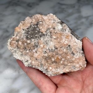 garnet on matrix from jeffrey mine 1a
