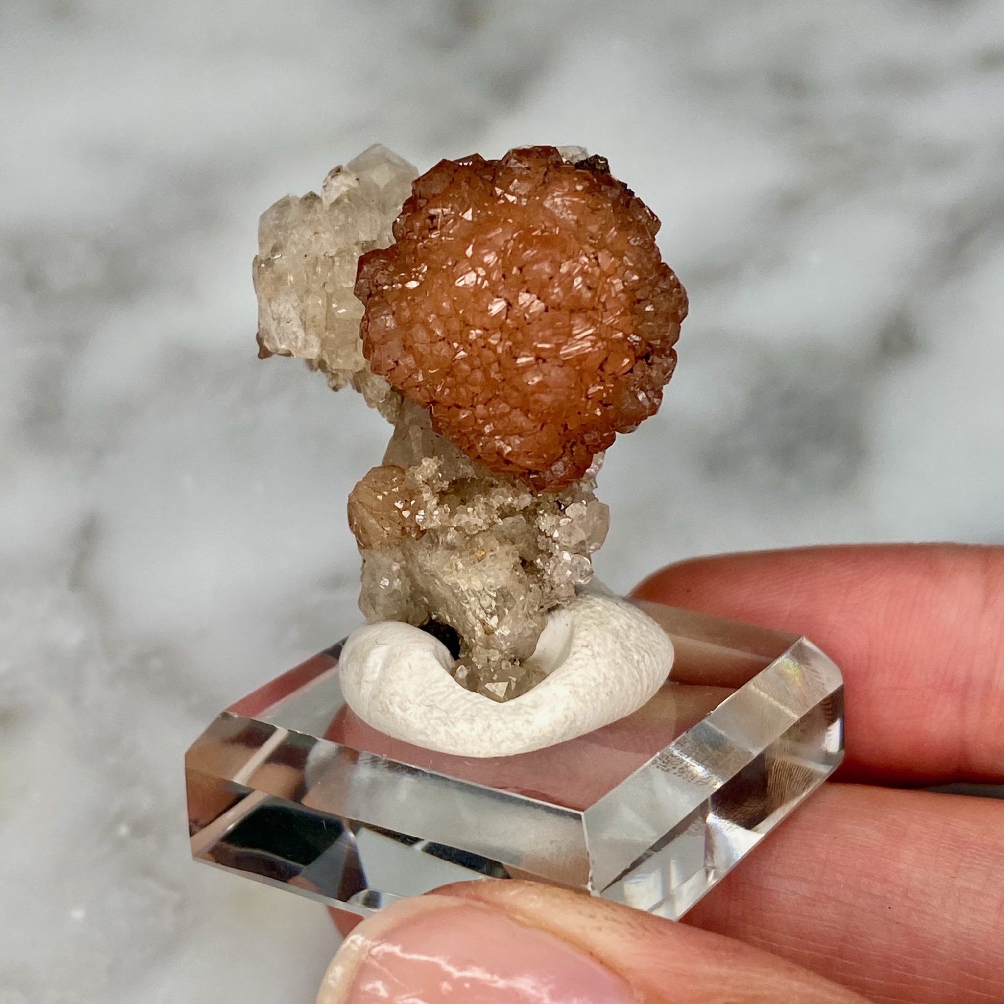 Olmiite et quartz de la mine N'Chwaning, Afrique du Sud – Image 6