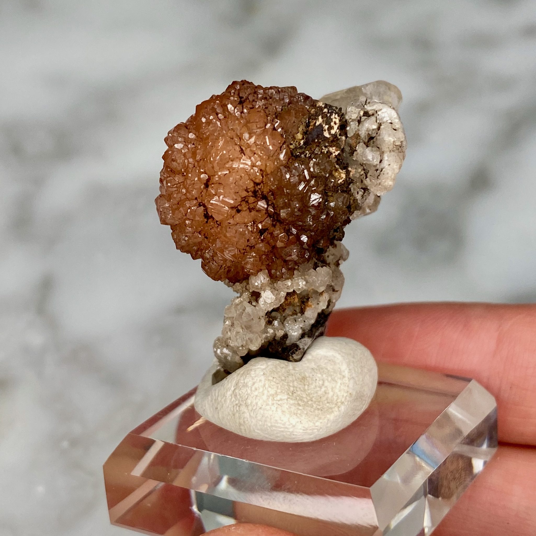 Olmiite et quartz de la mine N'Chwaning, Afrique du Sud – Image 5
