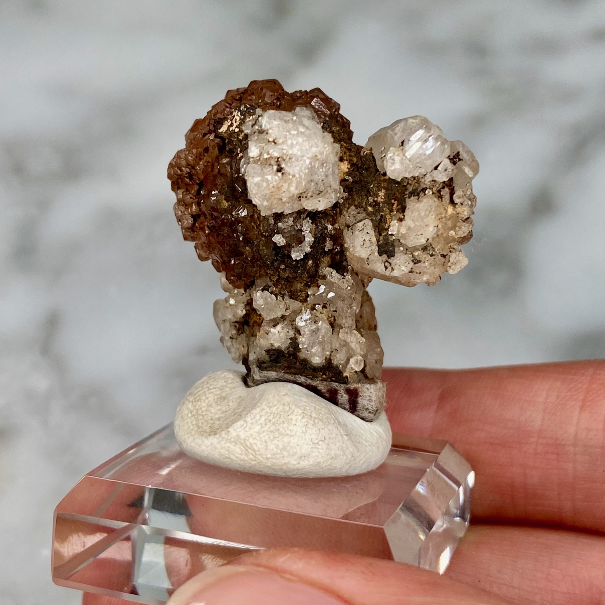 Olmiite et quartz de la mine N'Chwaning, Afrique du Sud – Image 4