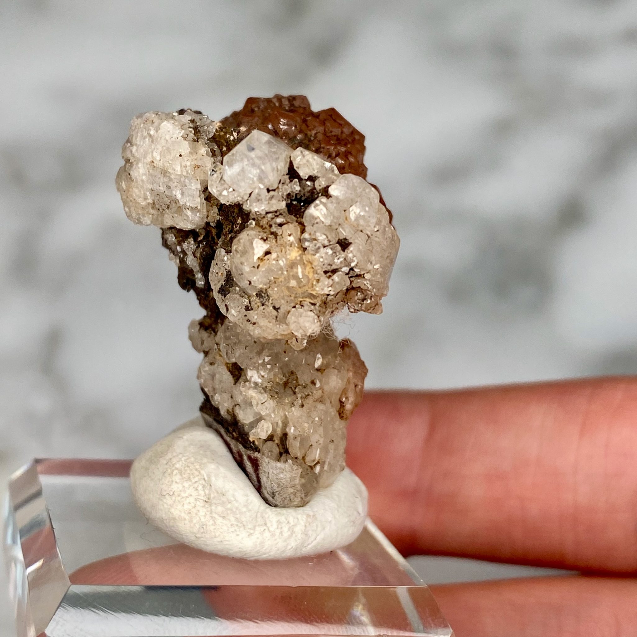 Olmiite et quartz de la mine N'Chwaning, Afrique du Sud – Image 3